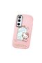 Realme C65 Compatible Case Camera Protector Pink Silicone Couple Phone Case with Kitty Pattern - 3