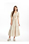 Original V-Neck Plain Short Sleeve A-Line Dress