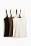 MAMA 3-pack nursing vest tops