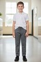 Boys' School Trousers, Elastic Waist, Lycra Polyviscon Fabric, Classic Cut, Flexible and Comfortable School Uniform - 3