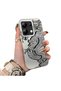 Redmi Note 13 4g Compatible High Quality Chinese Style Black and White Dragon Printed Case - 2