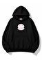 Pearl Printed Hooded 2 Thread Threaded Sweatshirt