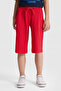 Boy's Red Knitted Shorts 50320517-Vr171 - 2