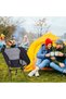 Ultralight Folding Camping Backpacking Chair, Portable Compact Lawn Stool for Beach Travel Hiking Picnic Festival and All Outdoor Activities - 4
