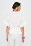 Women's Zippered and Waist-Tied Jacket - Shirt - 5