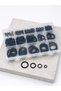 225-piece professional o-ring and seal kit - water, oil, and air leak repair set - 5