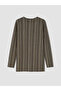 Crew Neck Patterned Women's Tunic - 7