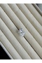 Silver Plated Double Zircon Stone Adjustable Model Ring - 4