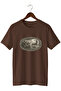 Hunter Printed Unisex T-Shirt – Deer and Wild Boar Themed Outdoor Crew Neck