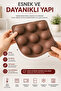 Set of 3 9-Piece Silicone Hemisphere Molds |   Non-Stick Mousse, Chocolate, Mini Cake and Dessert Mold |   Bpa Free |   25X25 cm - 6