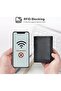 محفظة رجالية من الجلد الطبيعي من VALENCHI مع خاصية حجب RFID، تصميم نحيف ثلاثي الطيات مع 7 فتحات للبطاقات ونافذة للهوية ومكانين للنقود - 2