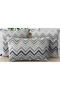 Decorative Cushion Cover, High-Quality Woven Fabric, Combination Pouf Set of 4 - 5