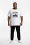 White 100% Cotton Oversized Plus Size Men's Printed T-Shirt - 3XL 4XL 5XL 6XL 7XL 8XL 9XL 10XL 11XL T-Shirt - Relaxed Fit