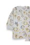 Boy's Snap Fastener Animals Printed 0-6 Years Old 100% Cotton Seasonal Nightgown Pajama Set - 4