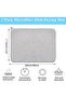 2 Pack Dish Drying Mat for Kitchen Counter, Microfiber Ultra Absorbent Dish Drainer Mats, Large Size - 3