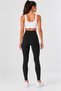 Women's High Waist Ribbed Tummy Control Leggings Flexible for Daily and Sports Use - 2