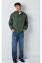M0110842 Water Repellent Hooded Men's Coat Khaki - 2