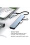 محطة إرساء USB C متعددة الوظائف 8 في 1 مع منافذ USB 3.0 و2.0 وقارئ بطاقات SD/TF للابتوب وiMac والفلاش