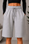 Double Black Gray Shorts Women's Double Combination Package High Waist Cotton Sweat Shorts - 5