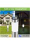4-Pack Waterproof Cool White Outdoor Solar Garden Lights, Landscape Stake Beacons for Path, Driveway & Lawn Decoration - 2