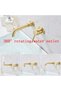 Wall-mounted basin faucet, made of brass, with a 360° rotating spout, hot and cold water, single handle, brushed gold finish. - 4