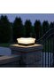 2-Pack Waterproof Solar Pillar Cap Lights for Gardens & Courtyards (Warm Light) - 4