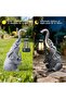 Solar Outdoor Garden Elephant Statue with Lantern, Patio & Lawn Decorative Figurine - 2