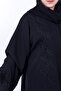 Elegant Embroidered Black Abaya - 2