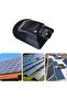 Solar cable box, cable inlet box, two double-layer waterproof cable inlet boxes, black - 3