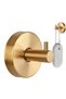 Four suction cup hooks, no drilling required (load capacity up to 5 kg), for shower rooms, bathrooms, kitchens, glass, mirrors - 6
