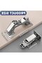A set of 4 kitchen furniture pieces with soft-close hinges, allowing 175-degree rotation, including cabinet door screws. - 5