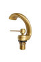 Single-handle mixer tap waterfall bathroom tap gold - 5