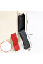 Two Doorstops No-Drill Bottom Support Keep Open Noise Plug under Door Foldable Design Safety Wall Protection Device Black - 2