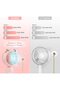 Mini portable fan with rechargeable battery and 3 wind speed settings. little personal fan for girls/ladies/children for outdoor use. Foldable,... - 5