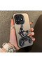 Tecno Spark 10 Pro Compatible Motorcycle Rider Drawing with Helmet Printed Men's Style Phone Protective Case