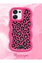 Oppo A6 Pro 4G/5G Compatible Wavy Frame Leopard Print High Quality Silicone Phone Case
