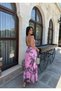 Lila Sunset Back-Cross Dress - 3