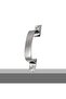 Aluminium Cabinet Pull Handle with Mounting Screws, Silver Pack-Of 6 - 2