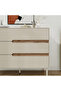 Modern Arch Dressing Table - 98 x 40 x 78.5 CM- Beige/ Brown Oud - M.T.29757.2-1 - 7