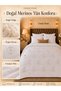 Single Person 100% Merino Wool Filled Quilt Warm and Breathable Filled Quilt - 5