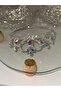 White Multicolor Crystal Stone Princess Crown Elegant Birthday Hair Accessory - 2