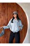 Women's Seasonal Woven Fabric Belt Detailed Bomber Jacket - 2