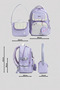 Primary School Orthopedic School Bag Set of 2 with Lunch Box and Reflective Detail - 5