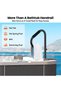 Hot Tub Handrail with LED Light, 360° Rotatable Spa Side Handrail with 35"～57" Adjustable Height, Hot Tub Hand Rail with Slide-Under Base and Non-Slip Grip for Indoor & Outdoor - 2