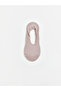 Two Mt Shop Quality Lcw Dream Gray Patterned 3-Pack Women's Ballerina Socks - 3