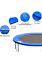 Trampoline Edge Protection Cover Pad (Ø183 cm) - UV-Resistant Safety Spring Protective Cushion (Blue) - 2