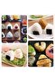8-Piece Triangular Sushi Mold Set for DIY Rice Balls - 2
