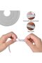 2 Packs Window Insect Screens (150x200 cm) - Self-Adhesive Adjustable Removable Fly Mesh Screen (White) - 2