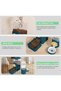 Pet food bowl set (2 pieces) - Food bowl capacity: 1600 ml - Water dispenser capacity: 520 ml - for rabbits, ferrets, hedgehogs, cats, and dogs -... - 4
