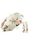 Single 8-rib windproof and UV-protective sun umbrella, women's umbrella - floral style 1